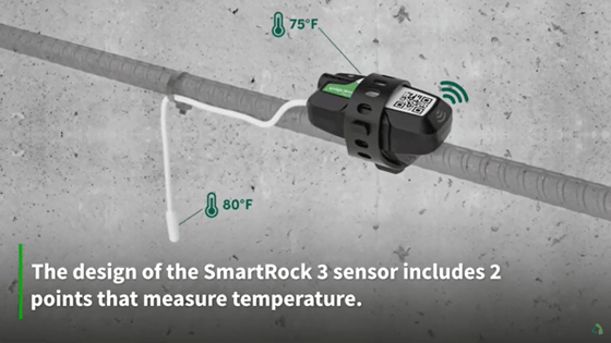 How can you differentiate between temperature values of the cable and body.