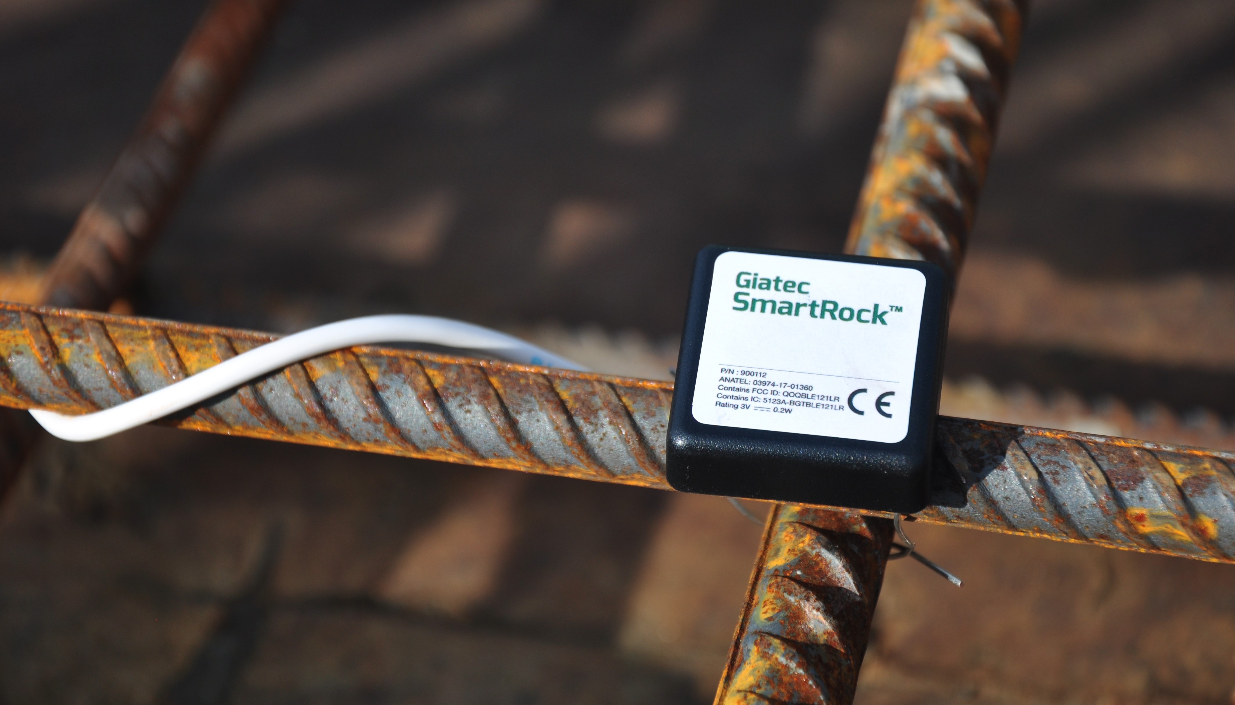 SmartRock Concrete Temperature Monitoring